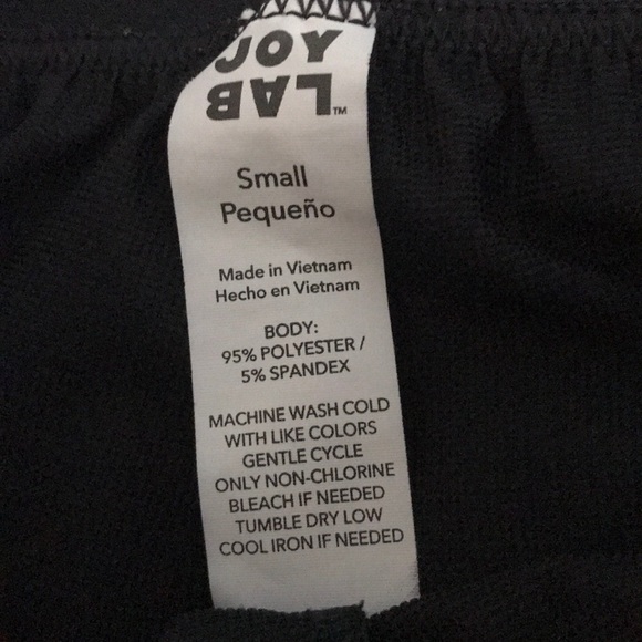 Black athletic joggers - Picture 2 of 2